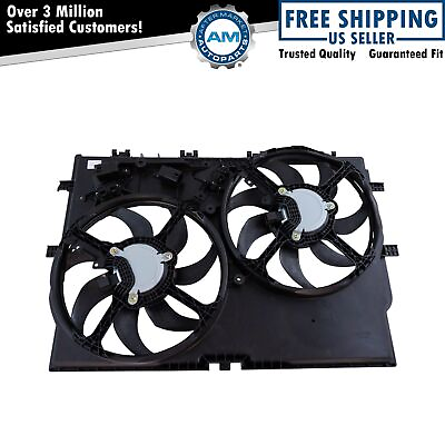 #ad Radiator amp; Condenser Dual Cooling Fan Assy for Ram Promaster w AC 3.0 Diesel New $158.61