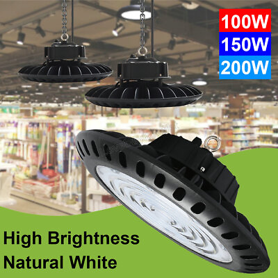 #ad 100W 150W 200W LED Warehouse Light for Garage Shop Parking Lot Warehouse Factory $39.69