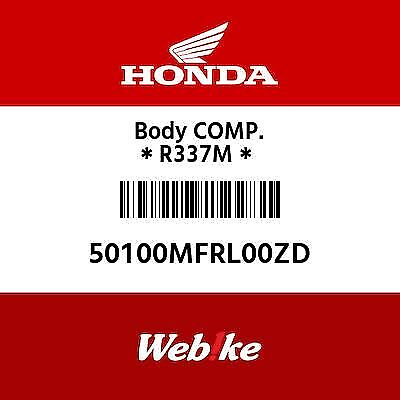 #ad HONDA New 50100 MFR L00ZD Body COMP. R337M $2149.00
