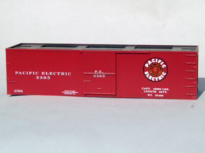 #ad RCR HO 36FT BOXCAR PACIFIC ELECTRIC 3305 $19.49