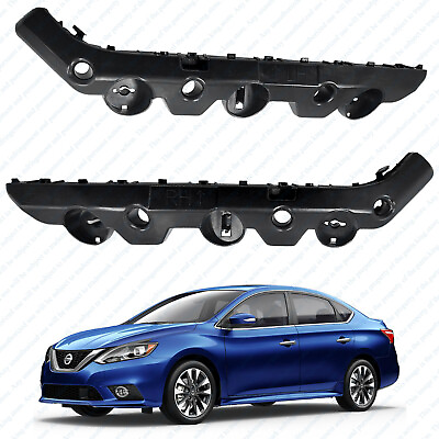 For 2016 2019 Nissan Sentra Front Bumper Supports Brackets Retainers Pair $8.95