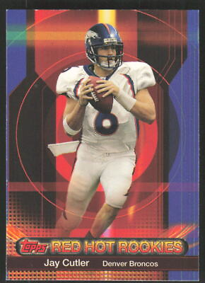 #ad 2006 Topps Red Hot Rookies Jay Cutler #13 Denver Broncos $1.69