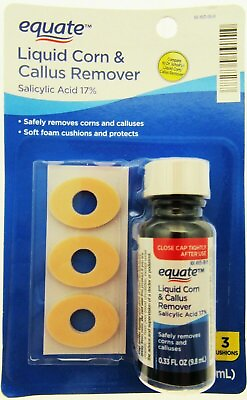 #ad Equate Liquid Corn amp; Callus Remover Salicylic Acid Cushions Foot Feet Care $9.32