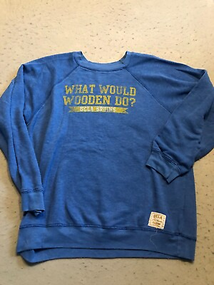 #ad UCLA Bruins Sweatshirt Men#x27;s Extra Large What Would Wooden Do? Blue Crew $24.99