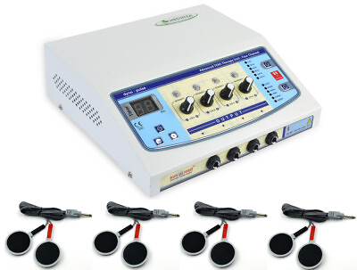 #ad Home Prof. Use 4 Channel Electrotherapy Machine Physical Continuous Therapy Unit $155.00