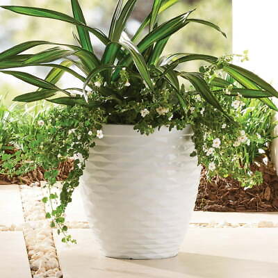 #ad Resin Planter12in x 12in x 12in Plant Pot PlanterOutdoor Indoor Planter Box $13.98