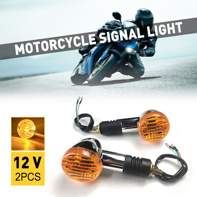 #ad 2Pcs Motorcycle Turn Signal Lights For Honda VT Shadow 750 VTX 1100 1300 1800 C $12.99