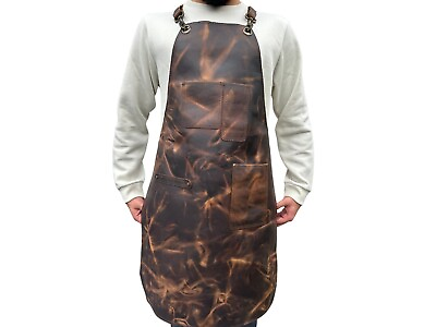 #ad Leather Apron Woodworking Apron Chef Apron BBQ Apron Cooking Apron For Men Women $159.00