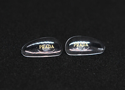 #ad New Screw in Nose Pads for PRADA Eyeglasses Sunglasses Gold W Screws 17mm $18.99