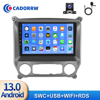 #ad 10.1quot; Android 13 Car Stereo Radio GPS For Chevrolet Silverado GMC Sierra 2014 18 $94.99