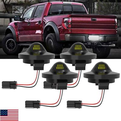 #ad #ad 4X LED LICENSE PLATE LIGHT REAR BUMPER TAG ASSEMBLY LAMP FOR FORD F150 F250 F350 $9.49