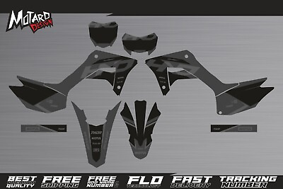 #ad Graphics Kit for Honda CRF 250 F 2019 2020 2021 2022 2023 Decals by Motard $149.90