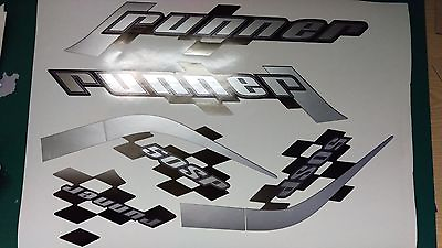 #ad Gilera Runner 50 sp 125 st new shape sticker set white soul REP silver Decals GBP 23.74