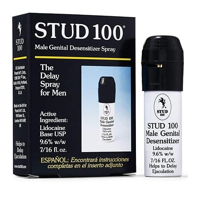 #ad Male Genital Desensitizer Spray 7 16 Fl. Ounce Box Pack Of 1 or 2 $16.73