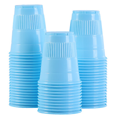 #ad JMU 1000pcs Plastic Dental Cups 5oz Blue Disposable Drinking Cup Party Cups $35.99