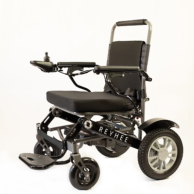 #ad Black Foldable Electric Wheelchair 300 lb Capacity In Home Warranty 15 mile $1399.00