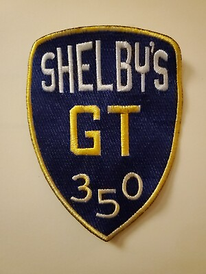 #ad Shelby American Patch GT 350 Ford Mustang Rare Circa Unknown $50.36