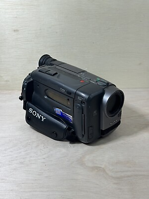 #ad Sony Handycam CCD TRV128 Hi 8 Analog Camcorder UNTESTED No Battery No Charger $49.99