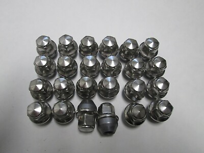 #ad Ford F150 14x1.5 Factory OEM Stainless Lug NUTS lugs 2015 TO 2025 SET 24 $29.95