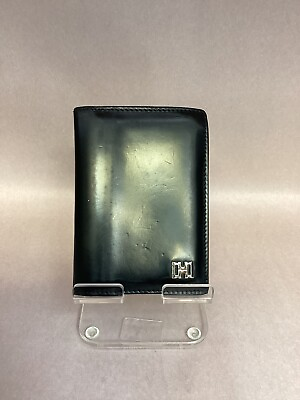 #ad Salvatore Ferragamo leather Vertical Billfold ID Wallet Vintage $89.95