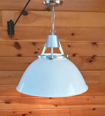 #ad Vintage 1950s 60s Mid Century Industrial Atomic Space Age Light HUGE 2 Avail $455.00