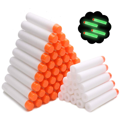 #ad 100Pcs Refill Darts Compatible with Nerf N Strike Elite Modulus Glow in the Dark $14.47