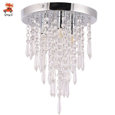 #ad Modern Crystal Ceiling Light Flush Mount Pendant Lamp Chandelier Fixture Hallway $25.00