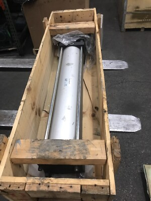 #ad SMC PNEUMATIC AIR CYLINDER 140 PSI 125MM BORE MM STROKE CDL1F125 600F $455.00