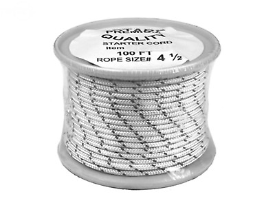 #ad Starter Pull Cord Rope 100#x27; Solid Braid #4 1 2 $26.95