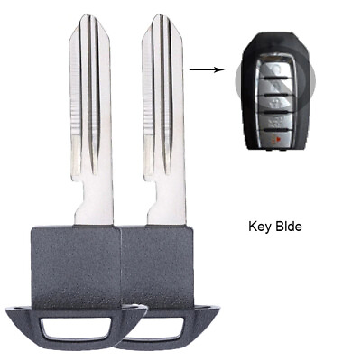 2Pcs Insert Smart Key Case Blank Blade Emergency for Infiniti QX60 QX50 Q50 Q60 $9.00