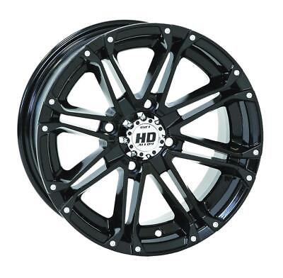 #ad STI 14HD311 HD3 Alloy Wheel 14x7 25 Offset 4 110 Gloss Black $91.69