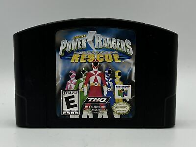 #ad Nintendo N64 Saban’s Power Rangers Light Speed Rescue Authentic Tested amp; Working $10.49