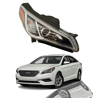 #ad For 2015 2016 2017 Hyundai Sonata Headlight Assembly w Bulbs Right 92102C2000 $85.95