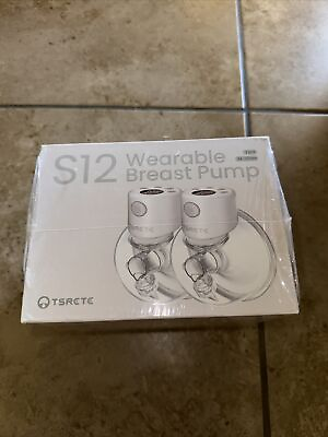 #ad TSRETE S12 White Lightweight Double Wearable Electric Breast Pump 2 Pack $18.99