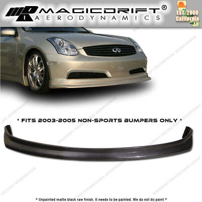 #ad For 03 04 05 INFINITI G35 2dr Coupe ILLUSION N1 Front Body Lip Kit Urethane $64.88