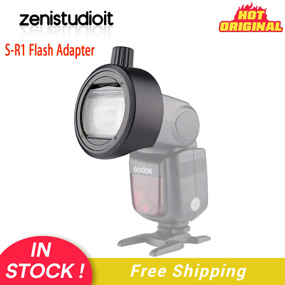#ad US Godox S R1 Round Head Flash Speedlight Adapter Fr V860III TT685II AK R1 TT600 $6.90