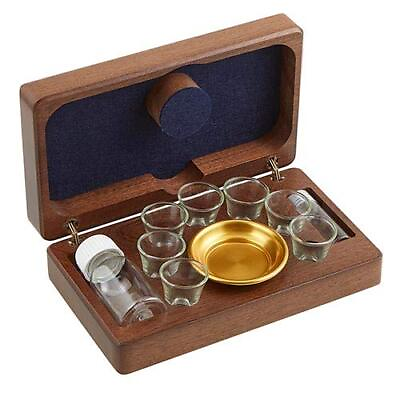 #ad Christian Brands Wood Communion Set 7cup $82.95