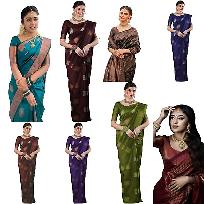 #ad Saree Indian New Bollywood Designer Pakistani Party Wear Wedding Fancy Sari $21.44