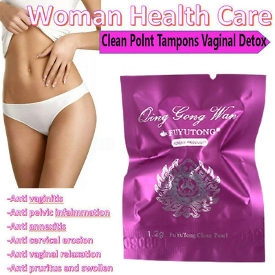 #ad 20 * Natural Herbal Womb Yoni Vaginal Cleansing Healing Detox Pearls Tampons USA $20.98