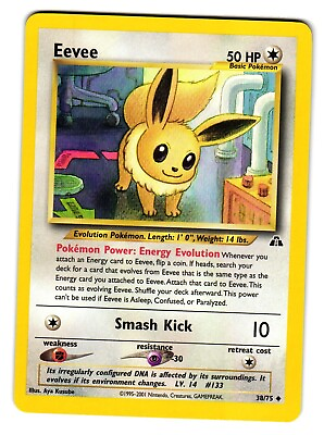 #ad Eevee 38 75 Neo Discovery 2001 Light Play LP $4.99