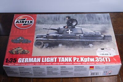 #ad 1 35 Airfix German Light Tank Pz.Kpfw.35 t Plastic Model Hobby $39.99