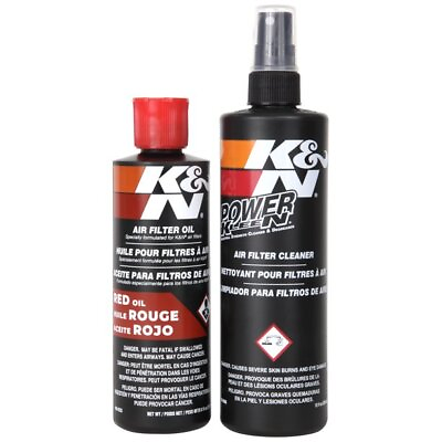 #ad Kamp;N Engine Air Filter Cleaning Kit Aerosol Filter Cleaner And Oil Kit $21.99