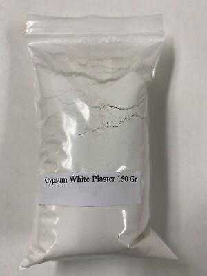 #ad Gypsum White Plaster 150Gr $15.99