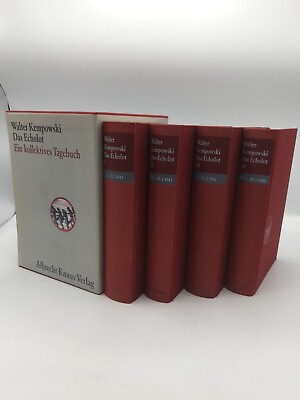 #ad Kempowski Das Echolot. 4 Bände im Orig. Schuber Ein kollektives Tagebuch EUR 75.00