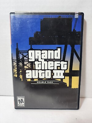 #ad Grand Theft Auto III Double Pack PS2 Sony PlayStation 2 2003 Free Shipping $9.49