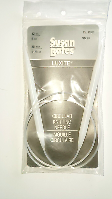 #ad Susan Bates Luxite Circular Knitting Needle Size 13 us 9 mm 36 inch $4.86