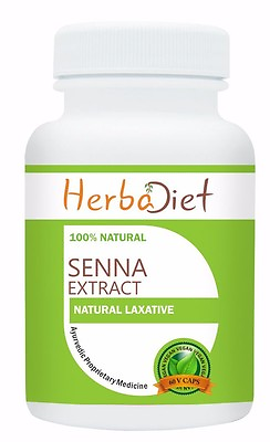 #ad Senna Leaf 20% Herbal Laxative Colon Detox Sennosides Extract 500mg Capsules $20.48