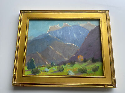#ad American Impressionism Painting Listed Landscape CALIFORNIA Oil Silvio Silvestri $855.00