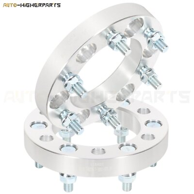 #ad 2Pcs 1quot; 25mm Thick 6x5.5 Wheel Spacers 12x1.25 Studs For Infiniti QX56 2004 2013 $45.49