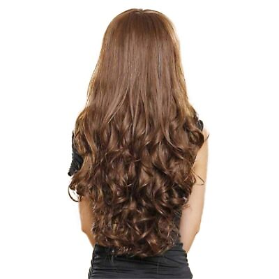 #ad Women Full Wig Brazilian Hollywood Actress Star Human Hair Body Wave Lace Front $16.47